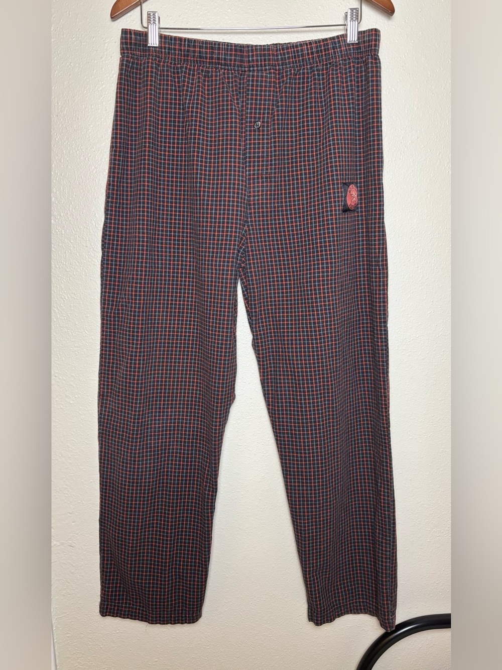 Sideline Apparel Large Houston Astros Men's Plaid Lounge Pants